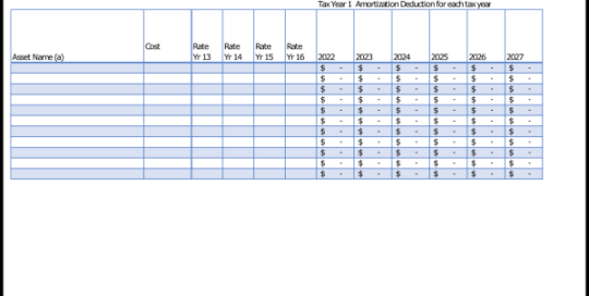 How to calculate amortization expense